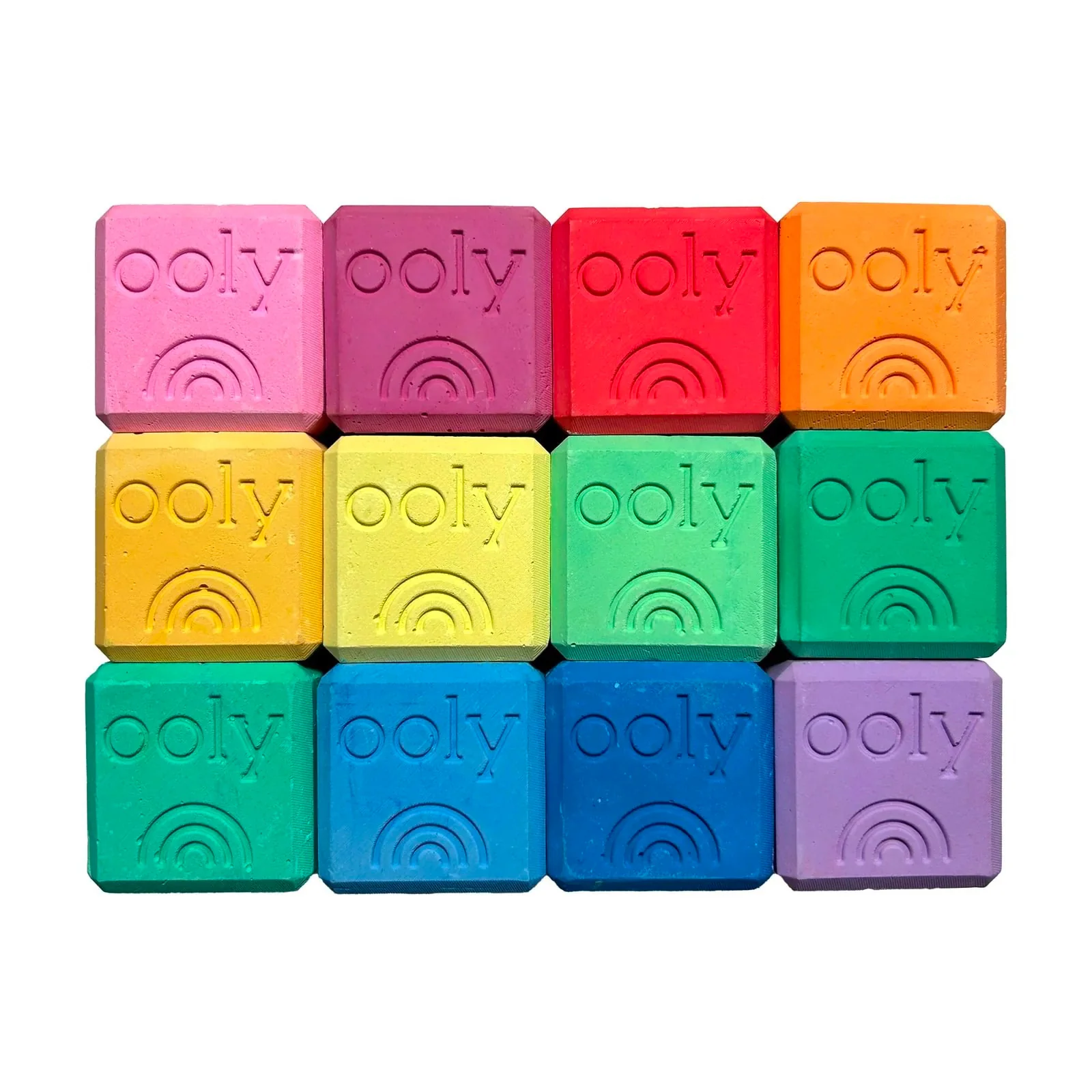 Craies de trottoir Chalk-O-Rama Block - 12 couleurs - Ooly - Image 3