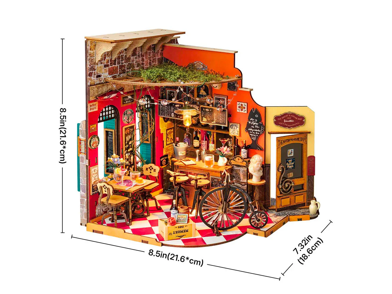 Maquette Bar & Dining traditionnel - Robotime - Image 5