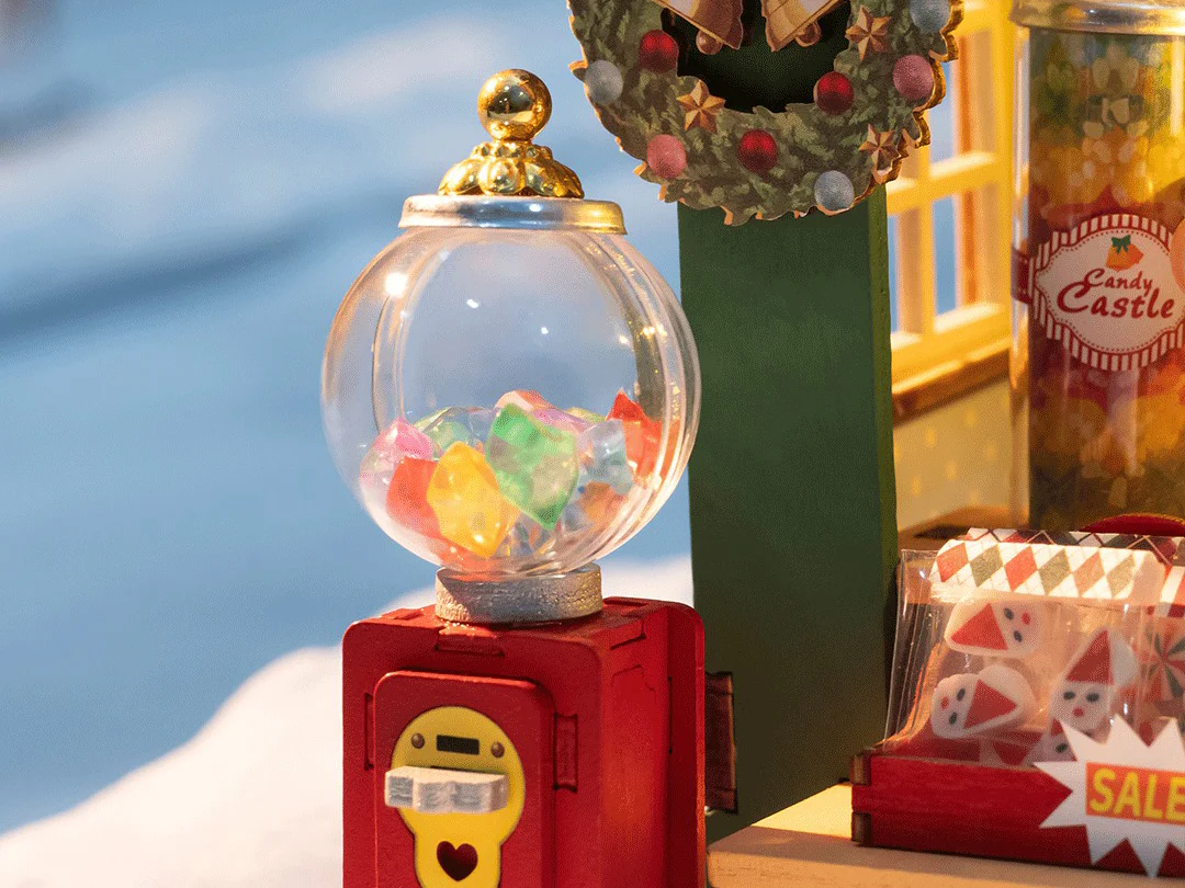 Pièce miniature - Stand de bonbons de Noël (Christmas Candy Stand) - Rolife - Image 7