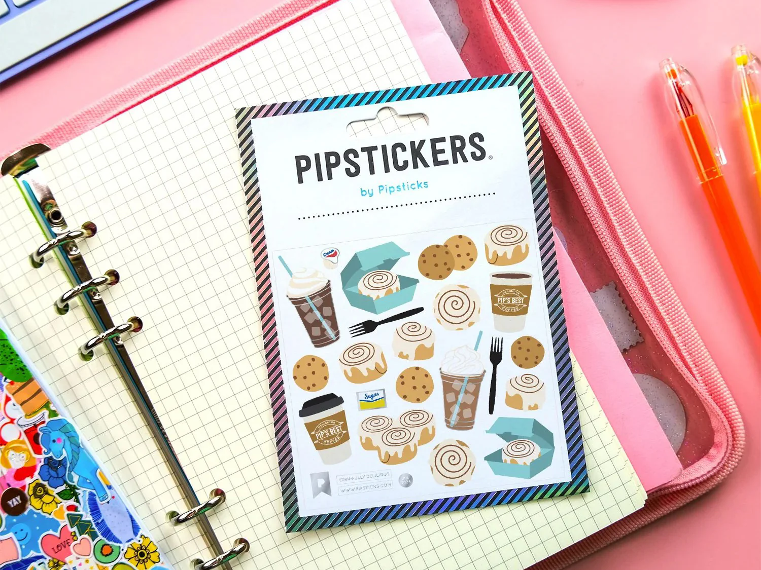 Stickers Gourmandises cannelle (Cinn-Fully Delicious) - Pipsticks - Image 4