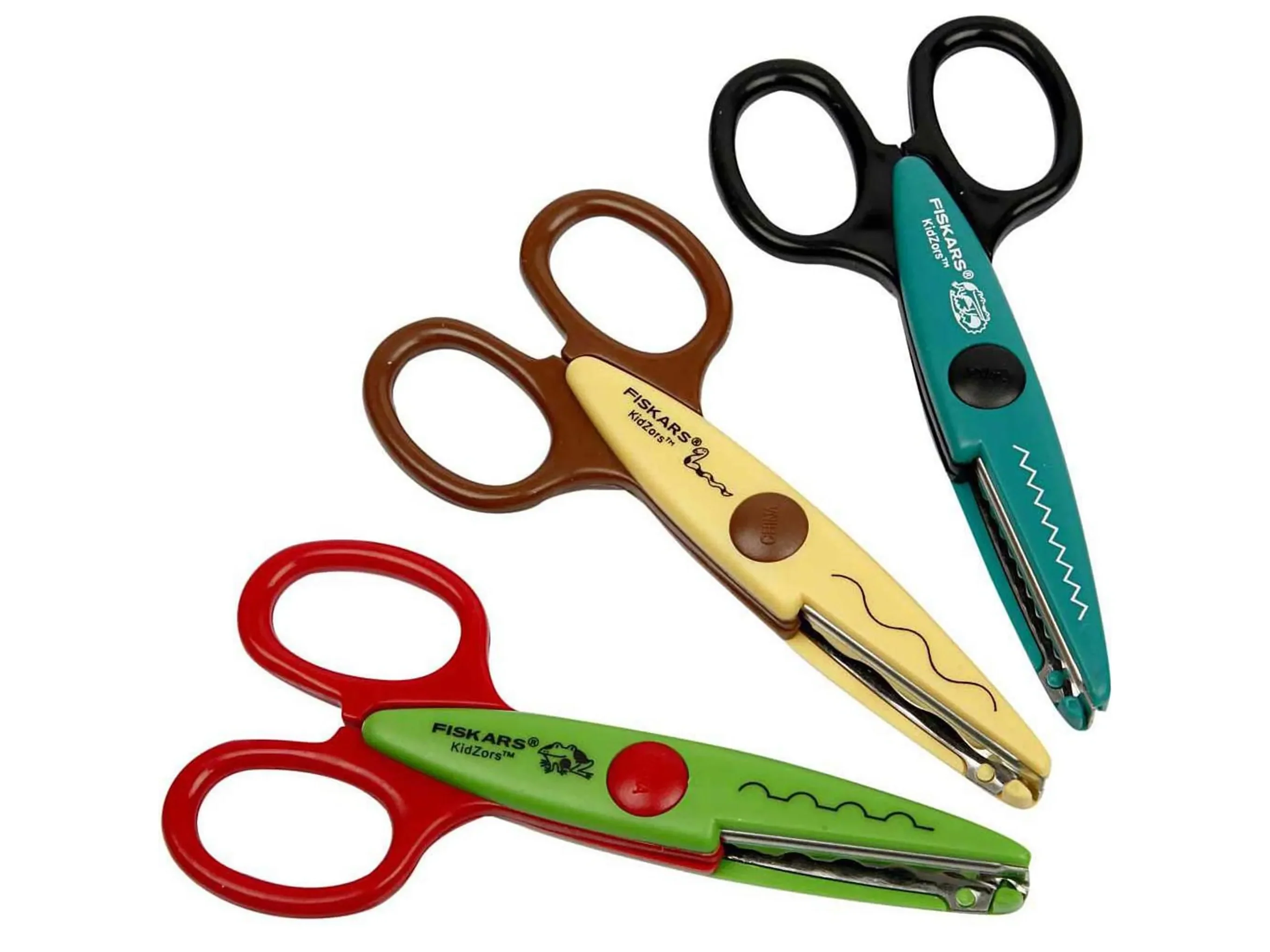 Pack 3 ciseaux cranteurs Fiskars - ondulé, cranté , timbre - Image 4