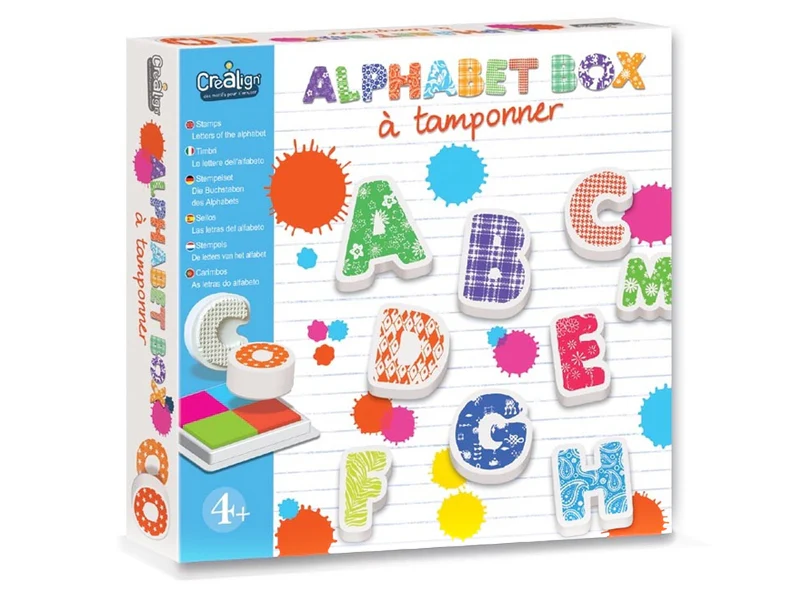 Coffret alphabet box à tamponner - Créa Lign'