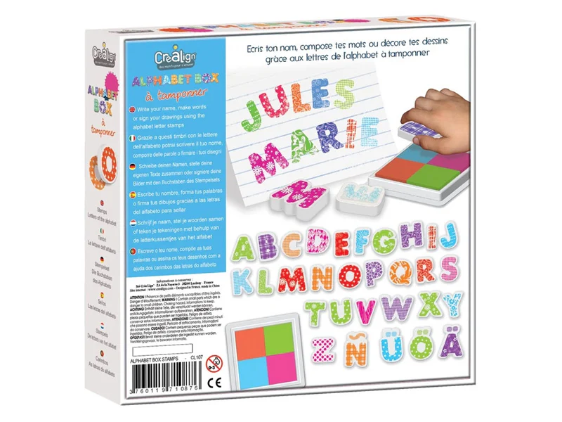 Coffret alphabet box à tamponner - Créa Lign' - Image 2