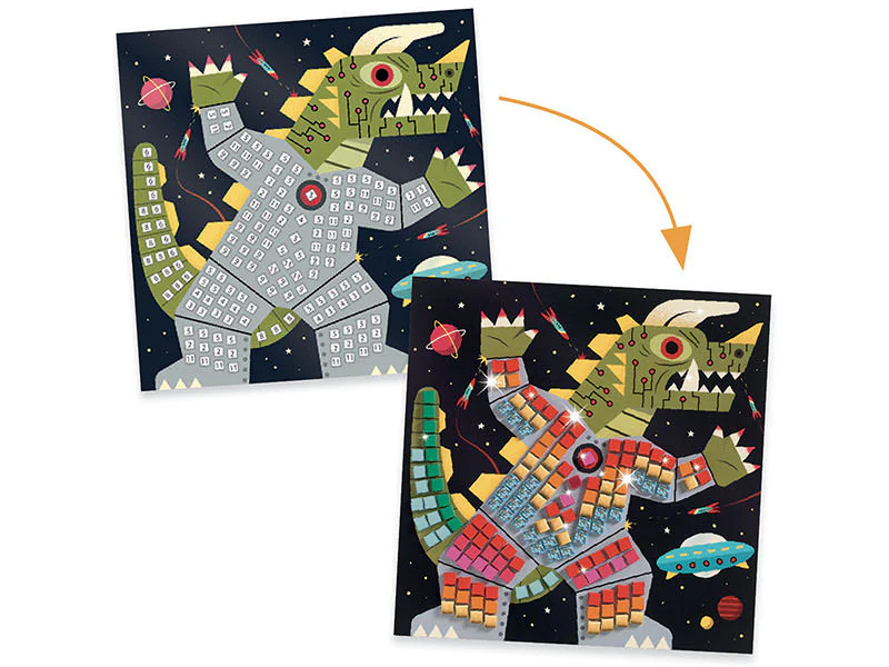 Coffret collage de mosaïque - Space battle - Image 4
