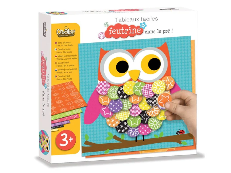 Coffret créatif feutrine "Dans le pré"