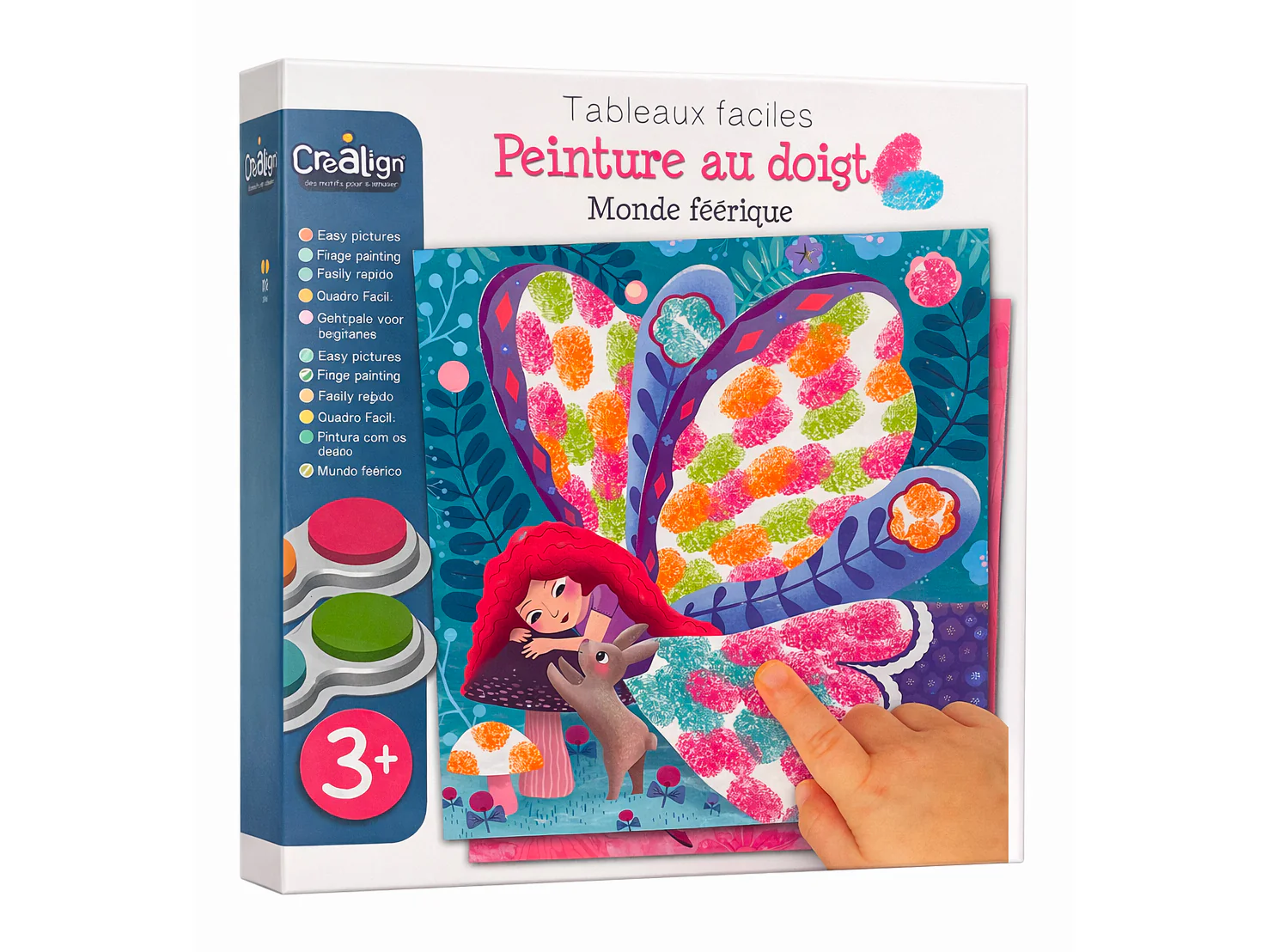 Coffret de peinture au doigt "Monde féérique"