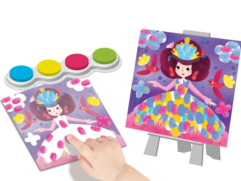 Coffret de peinture au doigt "Monde féérique" - Image 2