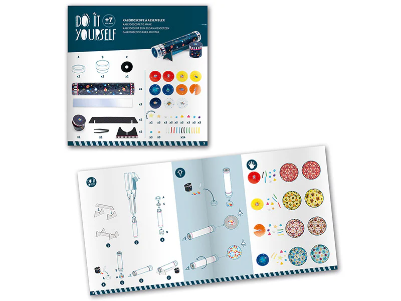 Coffret DIY - Kaléidoscope à créer - Immersion spatiale - Image 5
