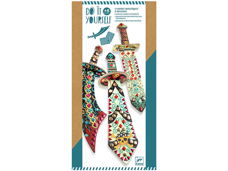 Coffret DIY - Mosaïques & Stickers - Comme un pirate - Image 2