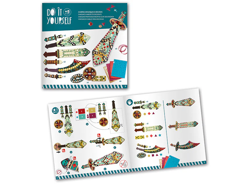 Coffret DIY - Mosaïques & Stickers - Comme un pirate - Image 5