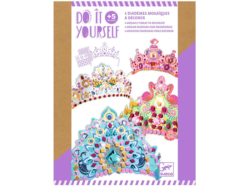 Coffret DIY - Mosaïques & Stickers - Comme une princesse - Image 2