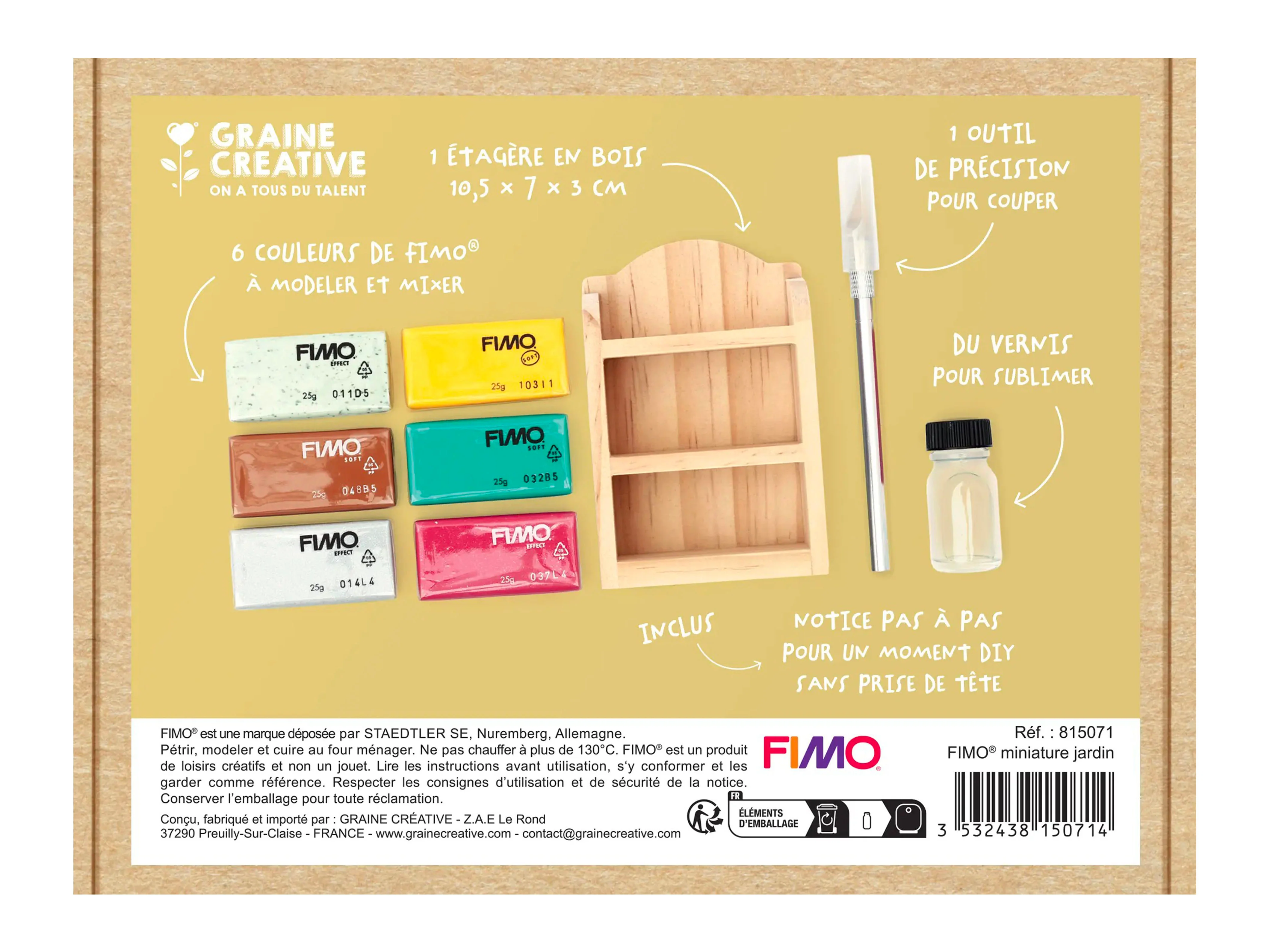 Coffret Fimo Miniatures Jardin - Graine Créative - Image 4