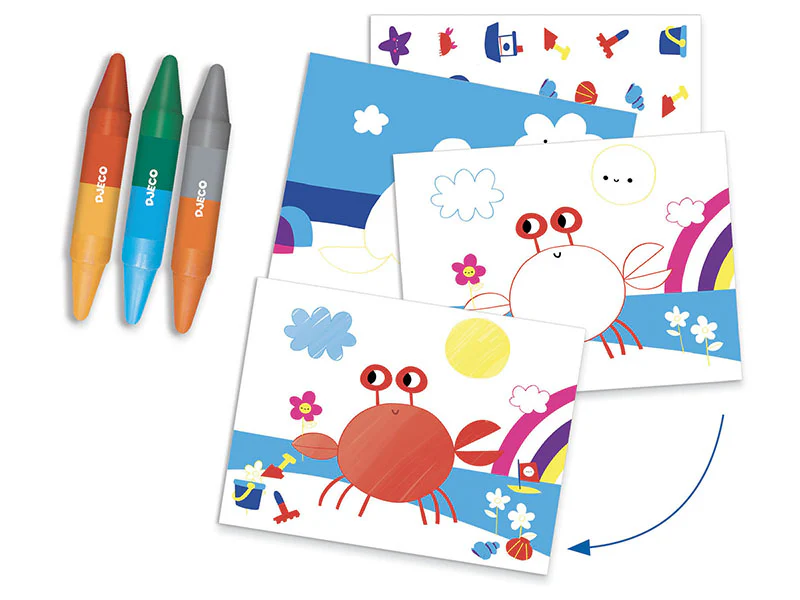 Coffret multi-activités des petits - La mer et ses plaisirs - Djeco - Image 4