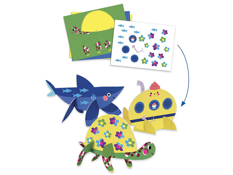 Coffret multi-activités des petits - La mer et ses plaisirs - Djeco - Image 6