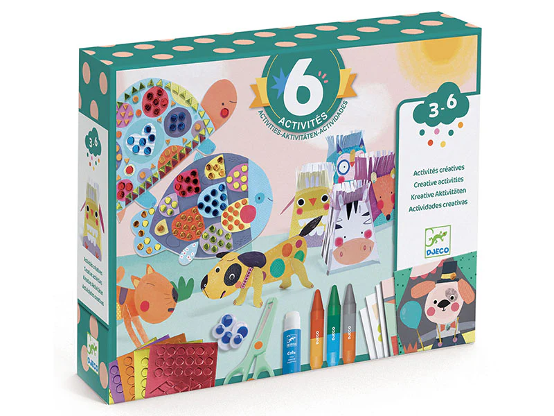 Coffret multi-activités des petits - Les animaux et leurs maisons