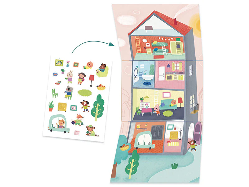 Coffret multi-activités des petits - Les animaux et leurs maisons - Image 2