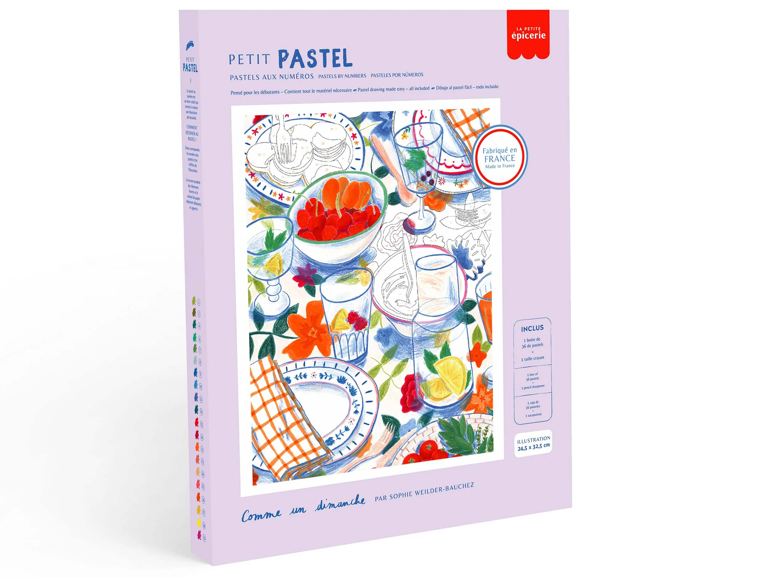 Coffret pastel au numéro - Petit Pastel - Comme un dimanche