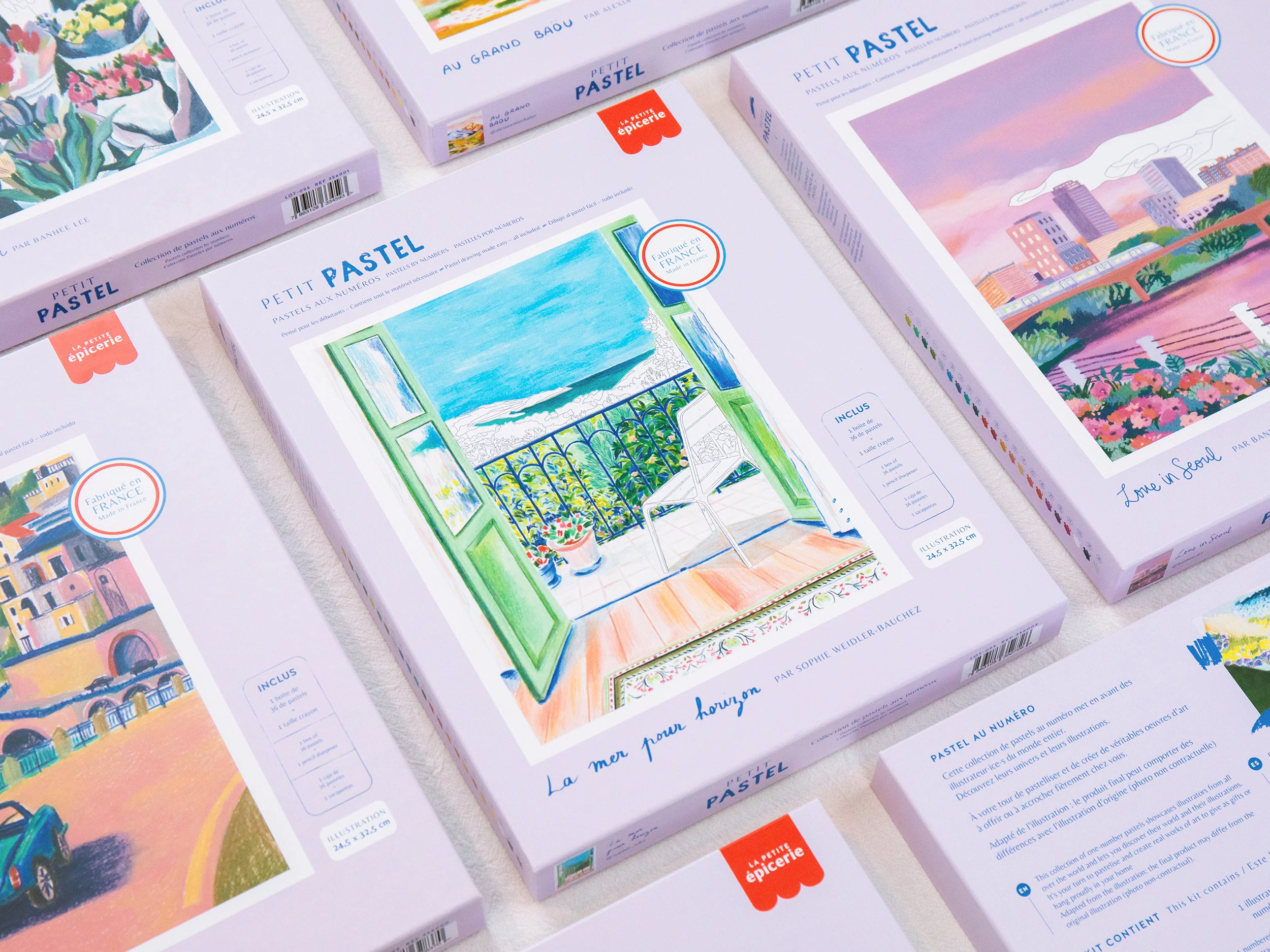 Coffret pastel au numéro - Petit Pastel - La mer pour horizon - Image 3