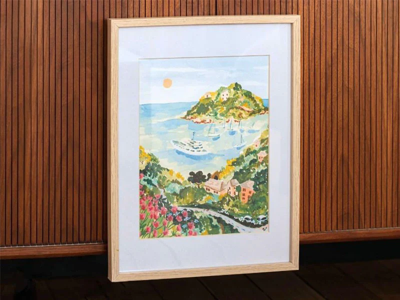 Coffret peinture au numéro - Petit Pinceau - Balade dans les Calanques par Sabina Fenn - Image 5