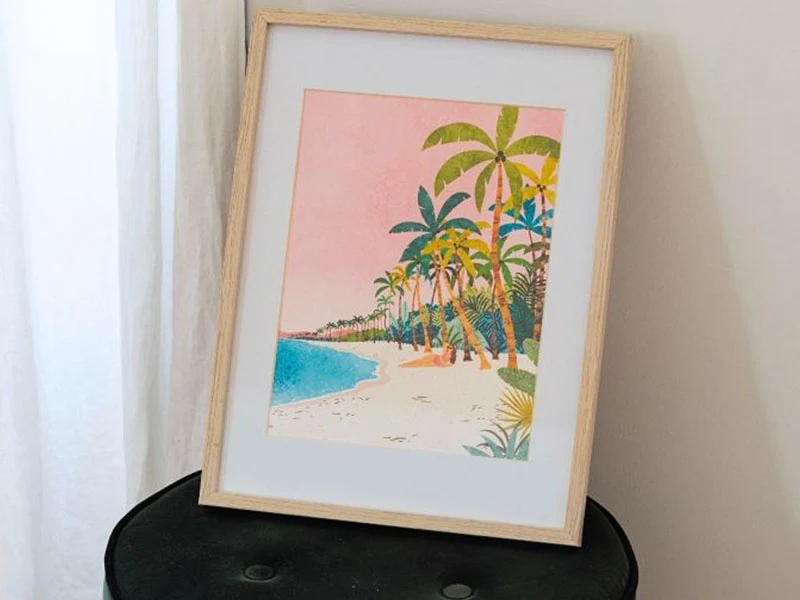Coffret peinture au numéro - Petit Pinceau - Bora Bora par Tania Garcia - Image 5