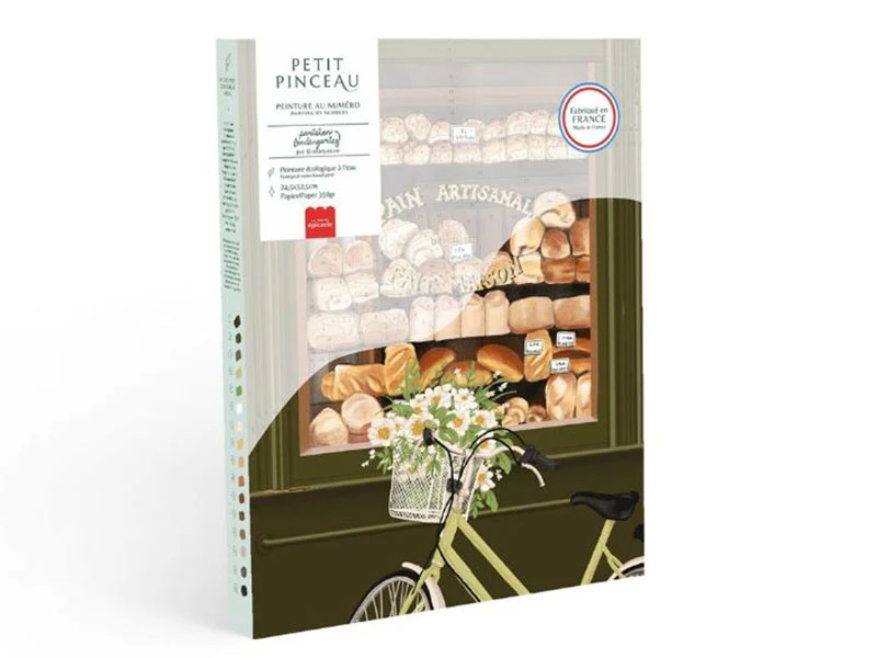 Coffret peinture au numéro - Petit Pinceau - Boulangeries Parisiennes par Ananya Bhandari