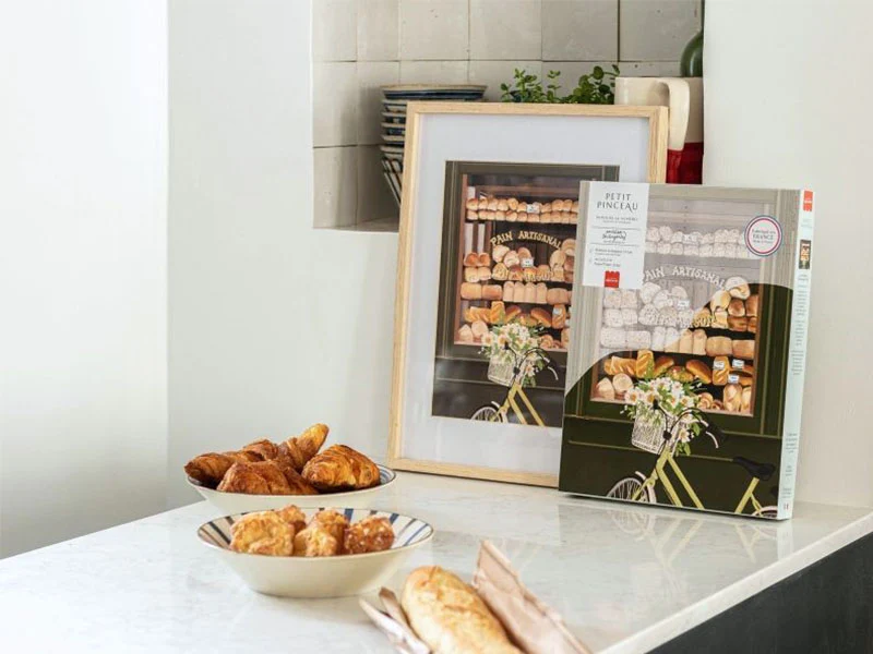 Coffret peinture au numéro - Petit Pinceau - Boulangeries Parisiennes par Ananya Bhandari - Image 2