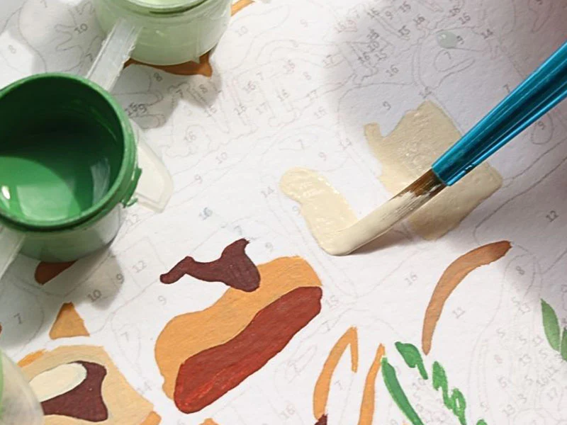 Coffret peinture au numéro - Petit Pinceau - Boulangeries Parisiennes par Ananya Bhandari - Image 3