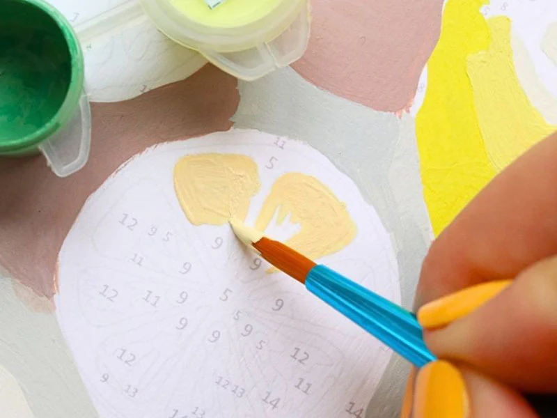 Coffret peinture au numéro - Petit Pinceau - Citrons de Menton par La Petite Epicerie - Image 4