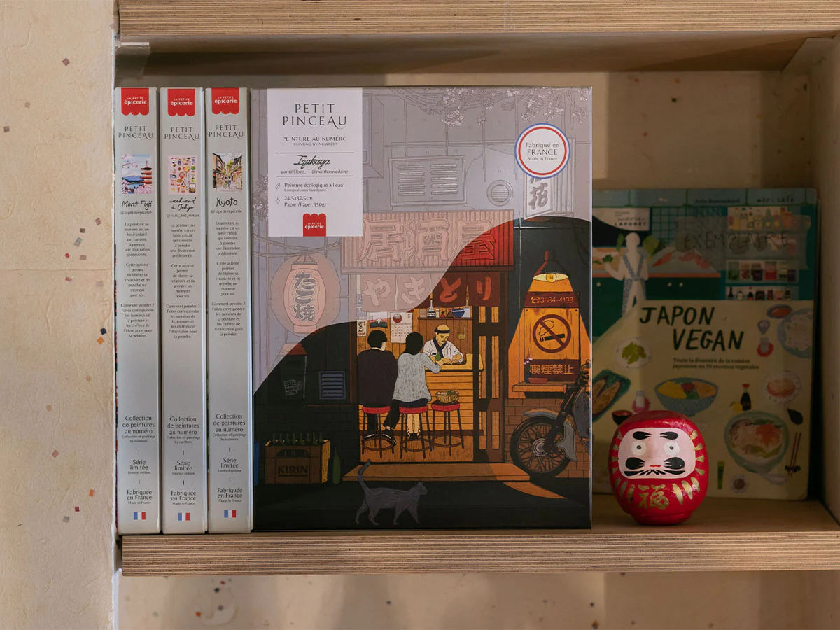Coffret peinture au numéro - Petit Pinceau - Izakaya par Eloze & Matthieu Verlaine - Image 7