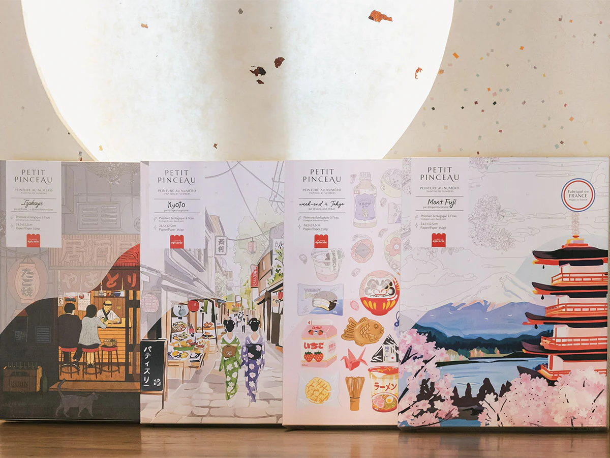Coffret peinture au numéro - Petit Pinceau - Mont Fuji par La Petite Epicerie - Image 4