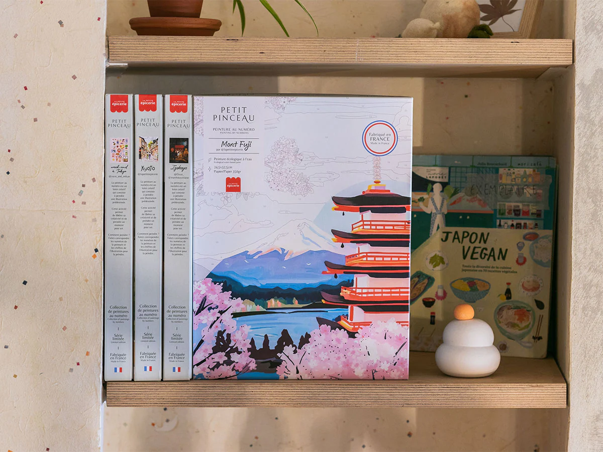 Coffret peinture au numéro - Petit Pinceau - Mont Fuji par La Petite Epicerie - Image 5