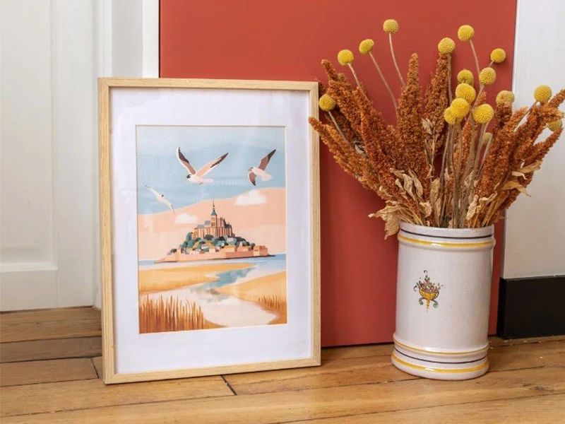 Coffret peinture au numéro - Petit Pinceau - Mont Saint-Michel par La Petite Epicerie - Image 5