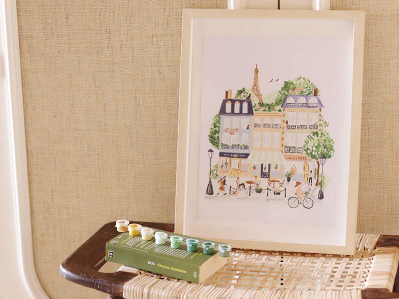 Coffret peinture au numéro - Petit Pinceau - Paris par Sabina Fenn - Image 2