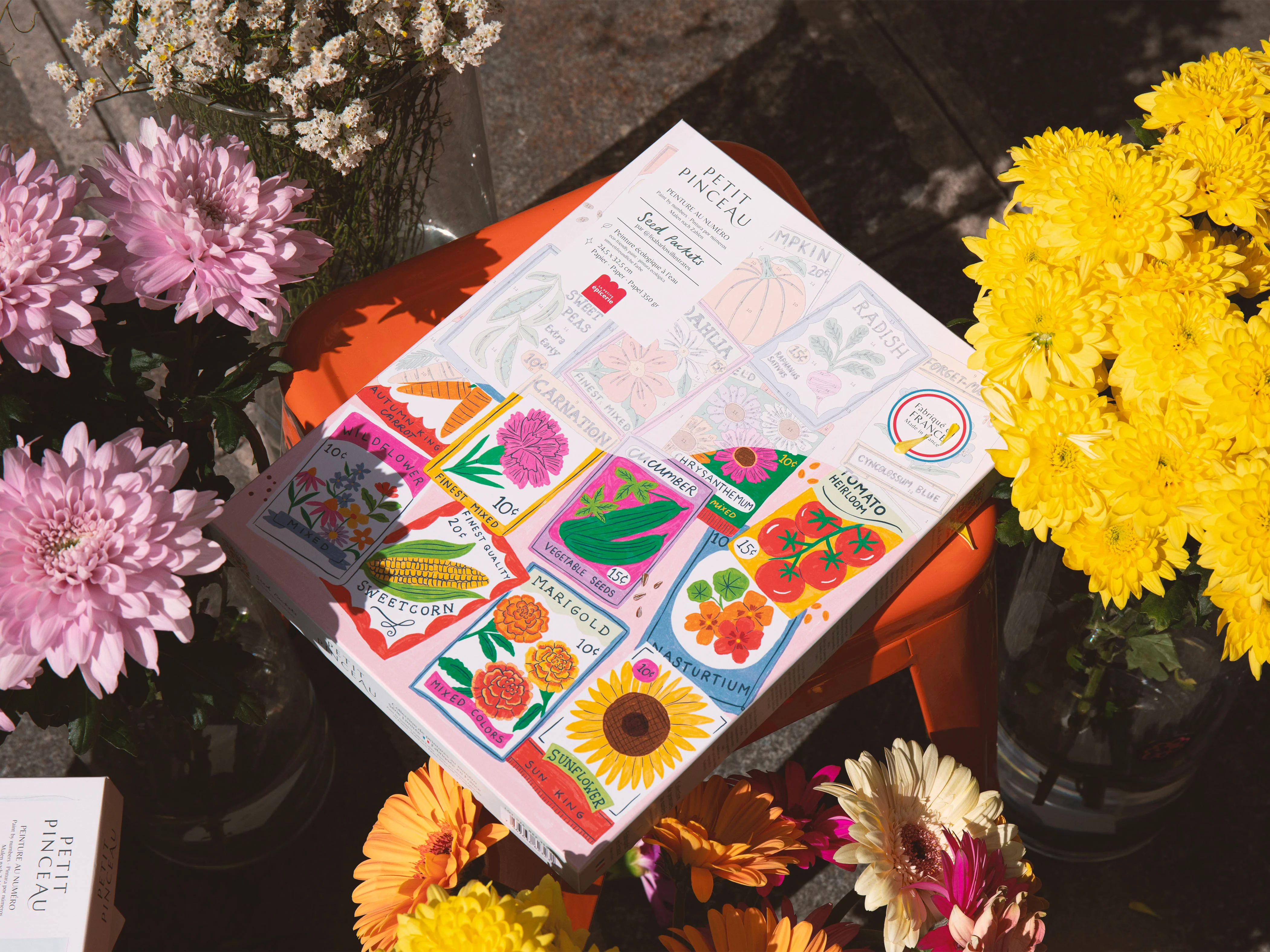 Coffret peinture au numéro - Petit Pinceau - Seed Packets par Lisa Barlow Illustrates - Image 3