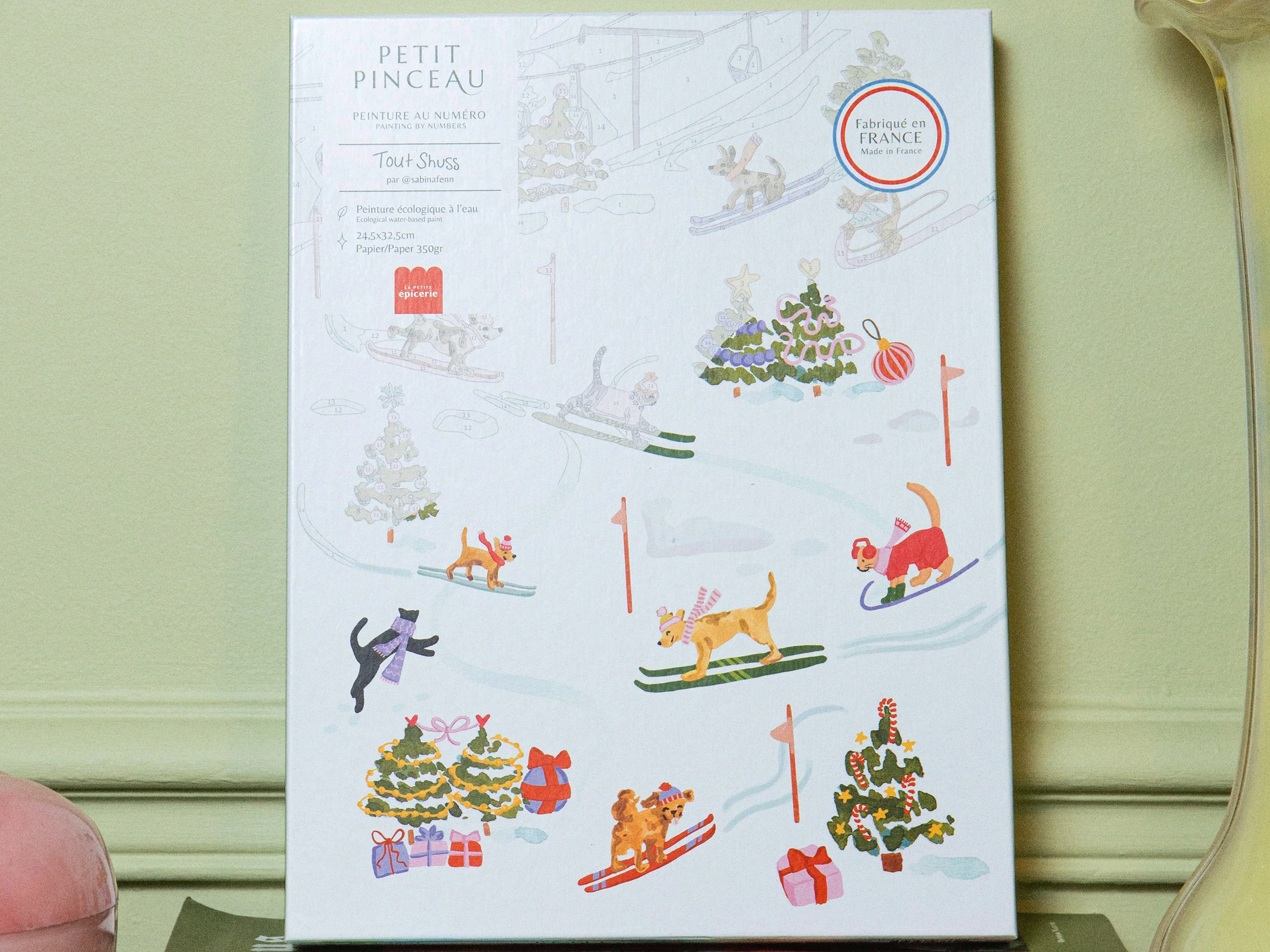 Coffret peinture au numéro - Petit Pinceau - Tout Shuss - Image 7