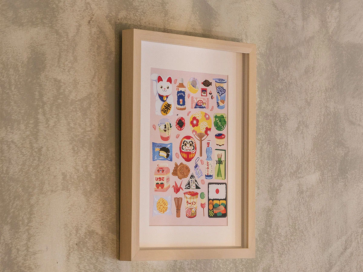 Coffret peinture au numéro - Petit Pinceau - Week-end à Tokyo par Yuzu and Mikan - Image 4