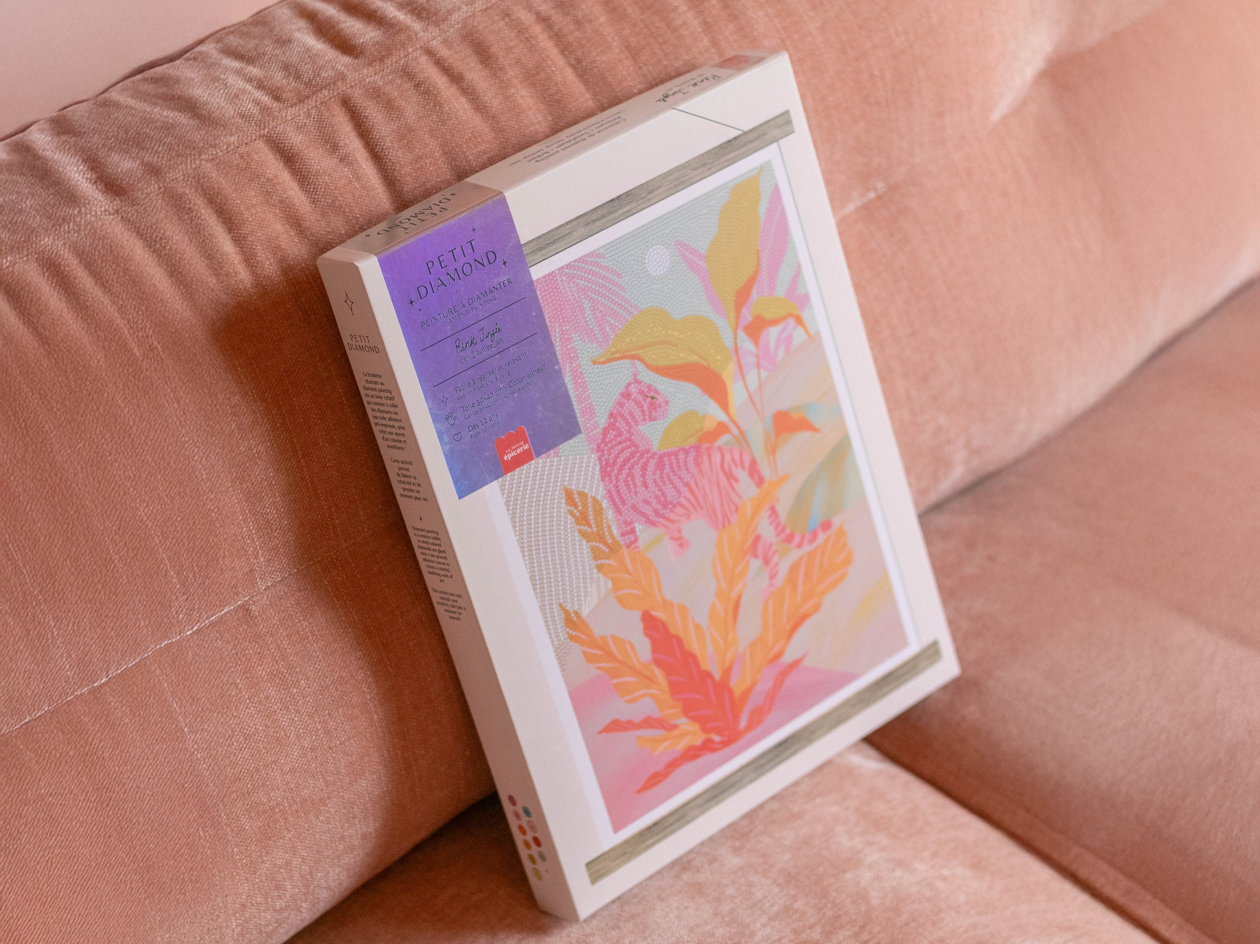 Coffret Petit Diamond - Diamond Painting Pink Jungle par Sun Lee - Image 7