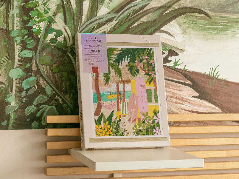 Coffret Petit Diamond - Diamond Painting Surfboards par Julia Cornelius - Image 2