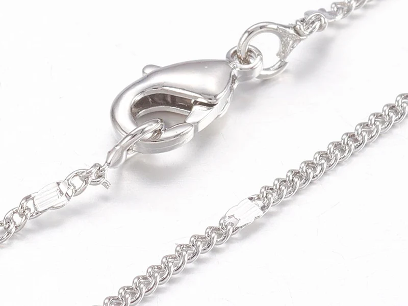 Collier 44,5 cm - chaîne nuage - flash argent - Image 2