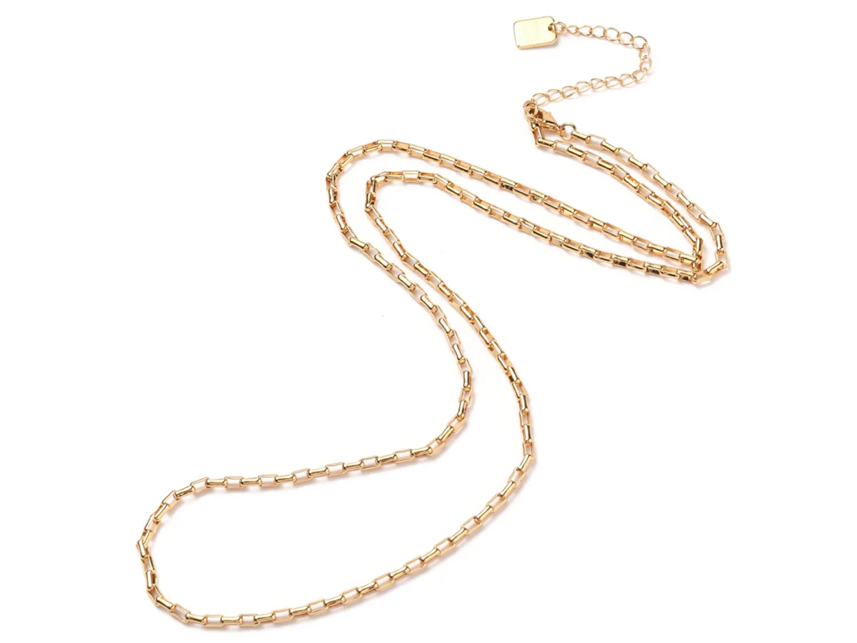 Collier doré à l’or fin – 61,8 cm