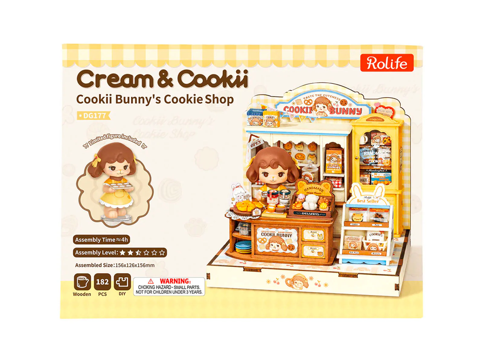 Maquette Boutique de Cookies Cookii Bunny’s - Robotime - Image 5