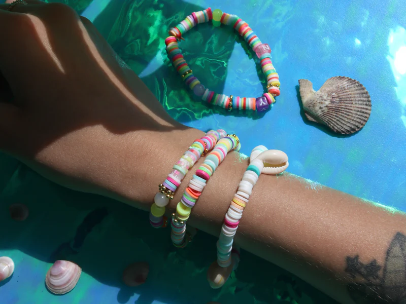 Mélange de perles heishi et de breloques - Miami - Image 5
