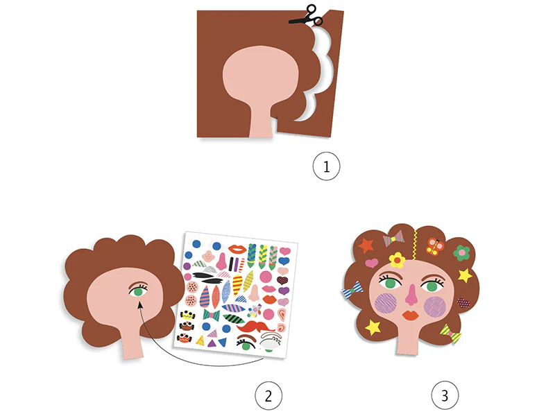 Créer avec des stickers - Coiffeur - Image 4