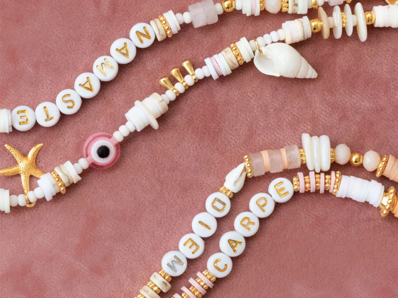 Kit DIY Bijouterie - Mes bijoux de téléphone en perles heishi - Image 4