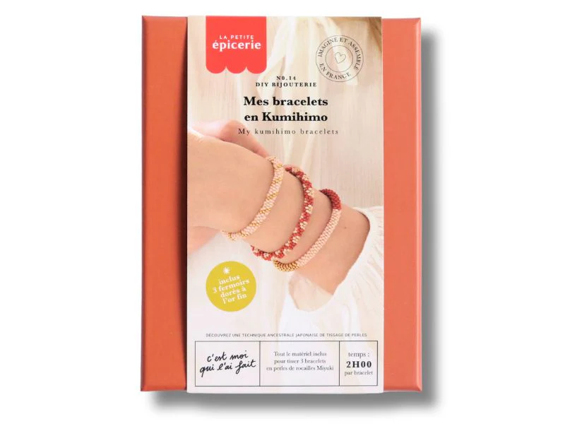Kit DIY Bijouterie - Mes bracelets Kumihimo
