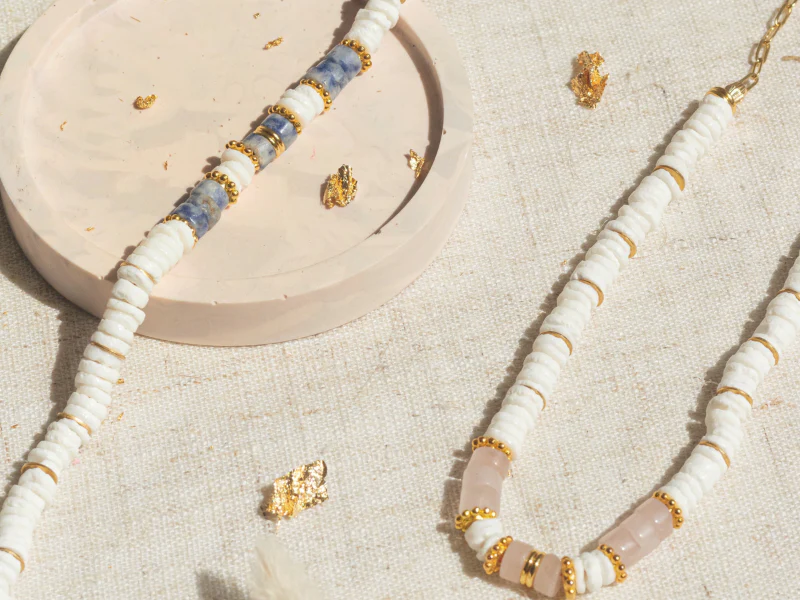 Kit DIY Bijouterie - Mon collier en perles heishi et Jaspe - Image 6
