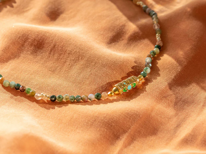 Kit DIY Bijouterie - Mon collier en pierres naturelles d'Agate Indienne - Image 6