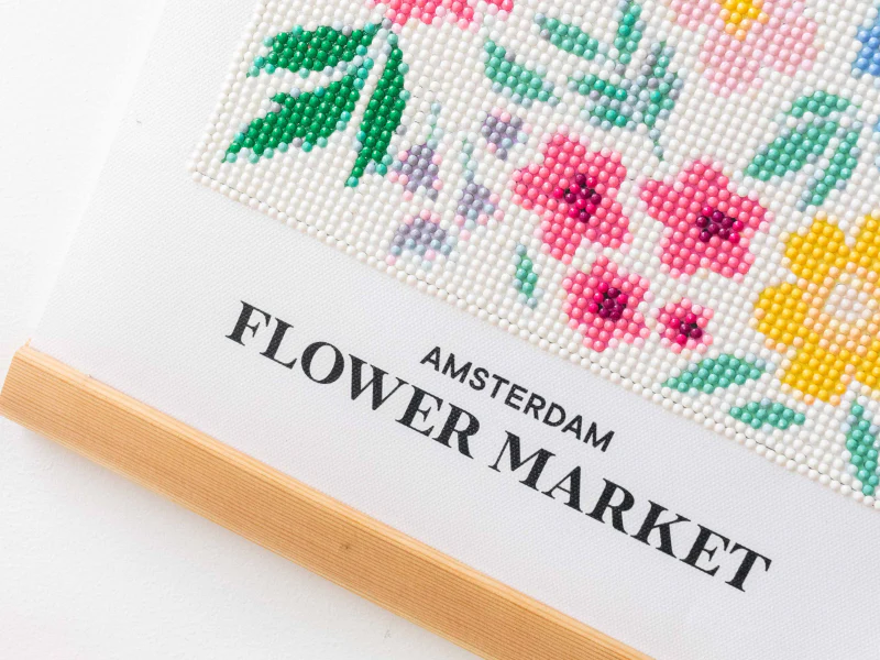 Kit DIY HOME DÉCO - Ma broderie Diamond Painting - Fleurs - Image 6