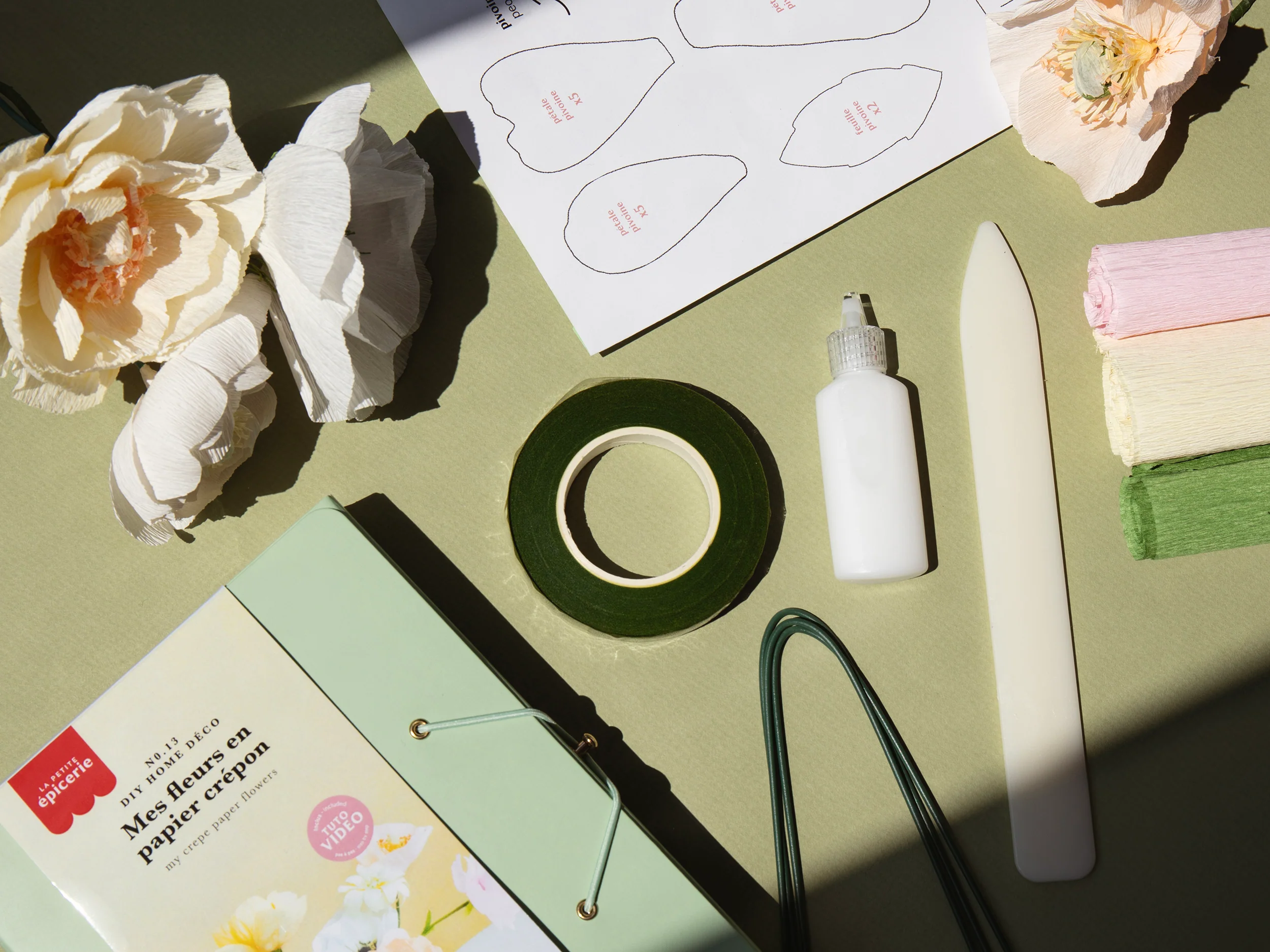 Kit DIY Home Déco - Mes fleurs en papier crépon - Image 8