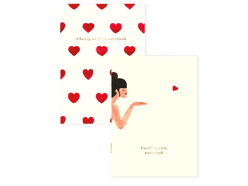 Duo de Carnets A6 Bisou - ATWS